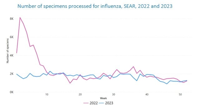 Influenza testing