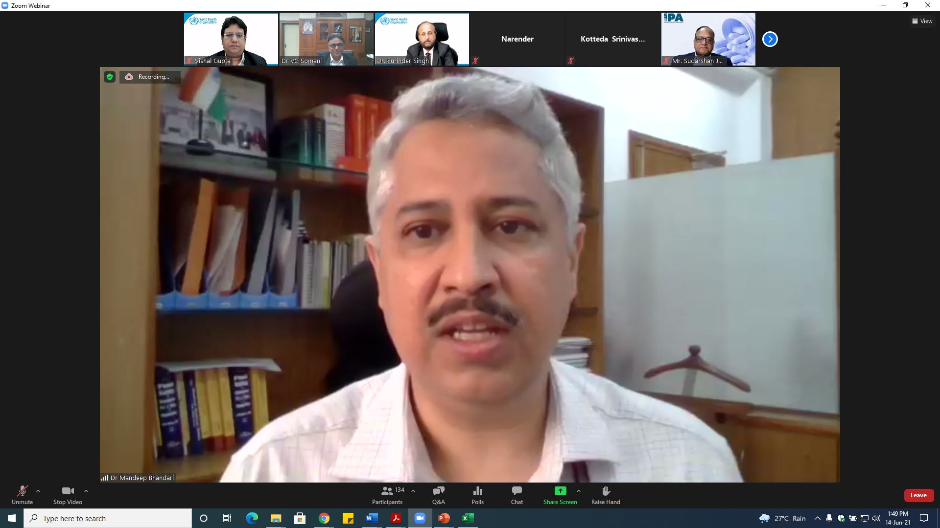 Dr Mandeep Bhandari, Joint Secretary, Ministry of Health & Family Welfare