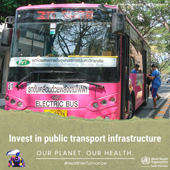 Invest in public transport infrastructure